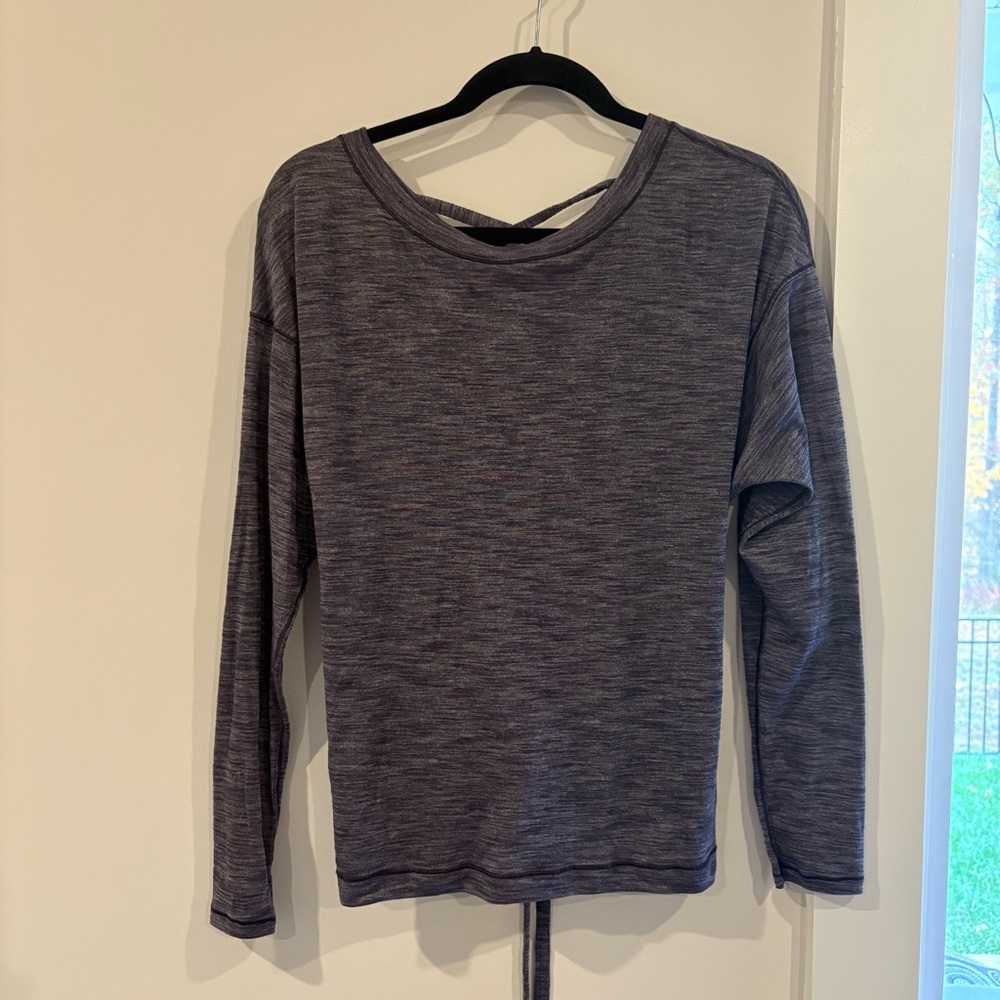 Lululemon Purple Long Sleeve Top